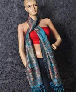 Silk Jamawar Stoles