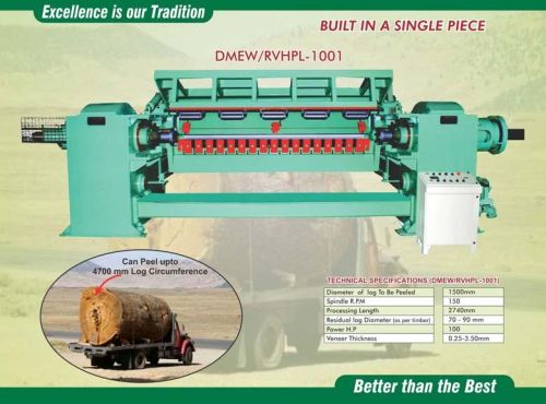 1000-2000kg Log Peeling Machine (DMEW-RVHPL-1001), Voltage : 380V