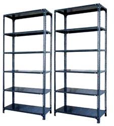 Polished Metal Slotted Angle Racks, For Industrial Use, Feature : Anti Corrosive, Durable, Eco-Friendly