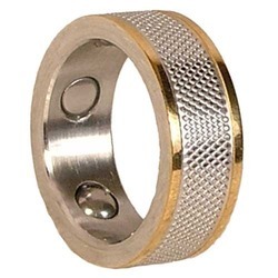 Biomagnetic Ring, Color : Gold Silver