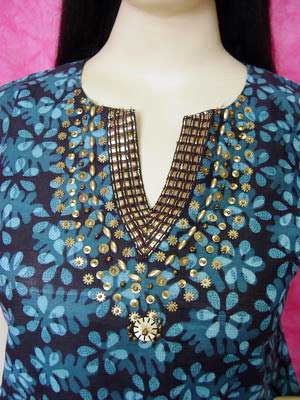 Printed cotton kurti