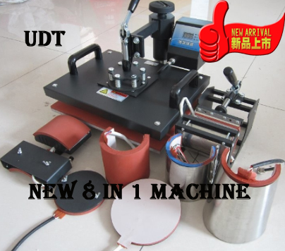 Tshirt Color Print 8 In 1 Heat Press Plate Cap Press Heat