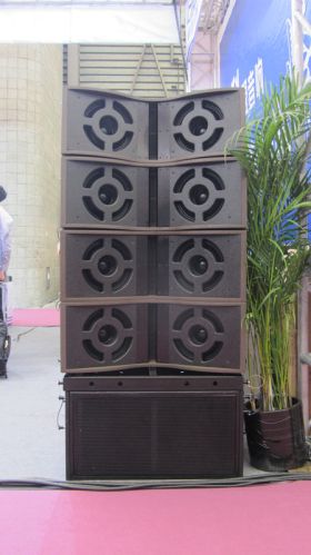 Line Array Speaker, Packaging Type : Drak Brown