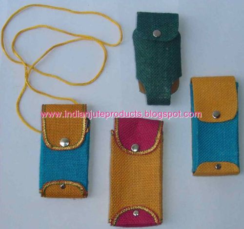 Jute Mobile Pouch