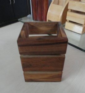 Wooden Pen Stand