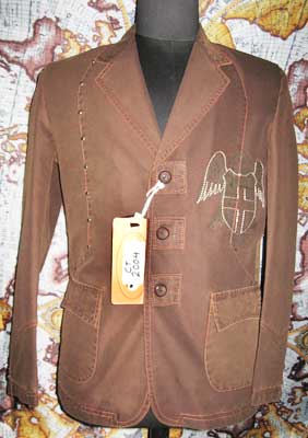 Brown Mens Blazer, Stitch Type : Stitched