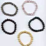 Agate Bracelet, Shape : Round