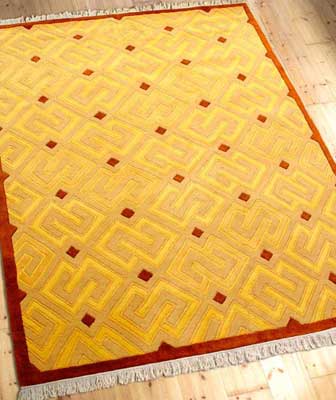 Indo Yellow Nepal Carpets