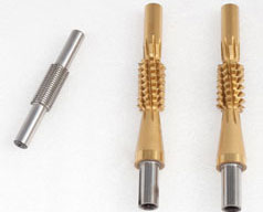 Polished Metal Worm Gear Hobs, For Industrial, Shape : Cylindical