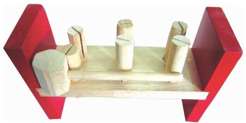 Learners Play Hardwood Hammer Peg Toy