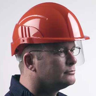 Plain Vision Safety Helmet, Shape : Oval for Construction, Industrial