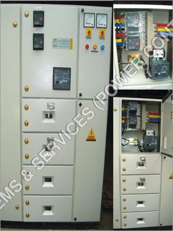 Paint Coated Stainless Steel Automatic Changeover Panel, For Motor Control