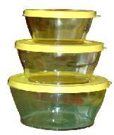 Plain Plastic Bowls, Thickness : 5-10mm for Food Serving Storage