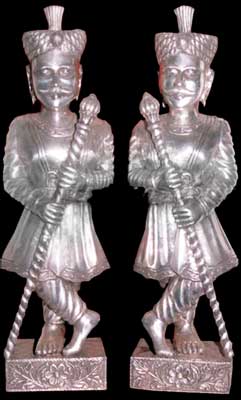 Polished Silver Statue Uce Gdc 237 Antique for Garden, Office, Shop