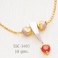 Imitation Pendant -34, Color : Golden