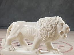 Marble Lion Statue