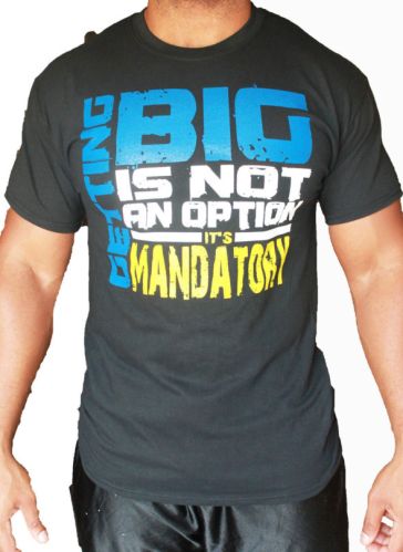 GETTING BIG IS MANDATORY