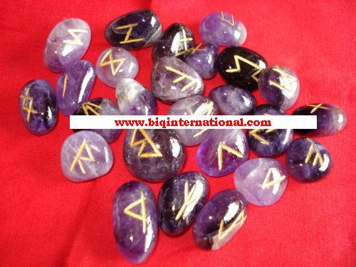 Amethyst Rune Stones