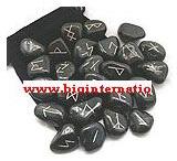 Black Agate Rune Stones