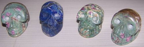 Crystal Quartz Skull Carvings