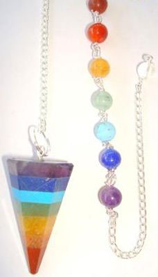 Faceted Gemstone Pendulums