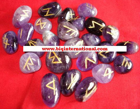 Gemstone Runic Stones