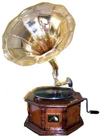 Calvin Handicrafts 8-Corner Antique Gramophone