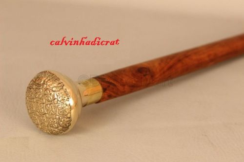 Brass Designer Victorian Handle Walking Stick