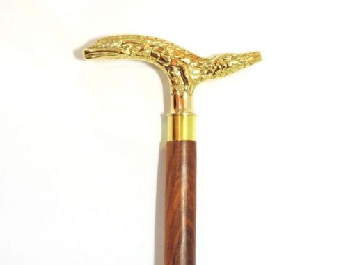 Crocodile Handle Walking Canes-Designer Walking Canes