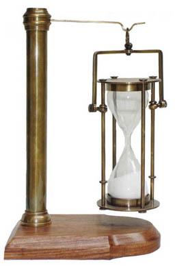 Brass Sand Timer With Stand