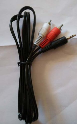 3.5 Mm Stereo To 2RCA Copper Cable