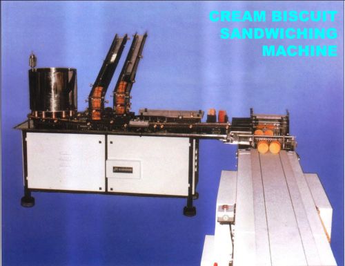 Electric Fully Automatic Cream Biscuit Sandwiching Machine