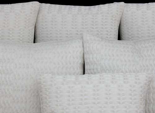 Cotton Embroidered Cushion Covers, Color : White