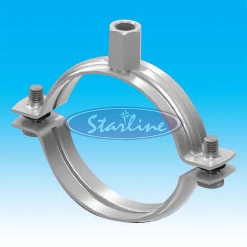 Metal Plain Split Clamp, Color : Gray