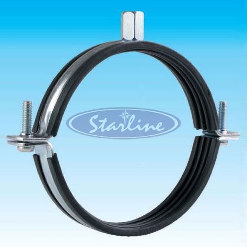 Round Rubber Lined Split Clamp, For Pipe Stopper, Size : 1inch, 2inch