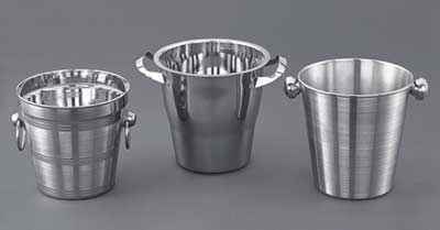 Plain Stainless Steel Ice Pails, Thickness : 15-20mm