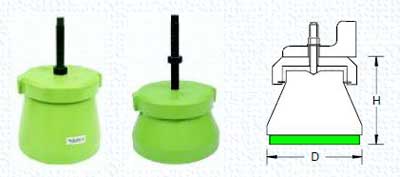 Machinery Raiser Damping Blocks