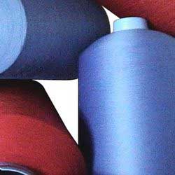 Spun Dyed Polyester Yarn, Packaging Type : Roll for Textile Industry