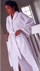 Velour Waffle Shawl Collar