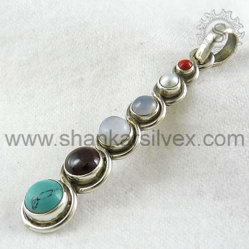 Shankar Silvex Silver Jewelry-pncb1042-7, Size : Large To Small