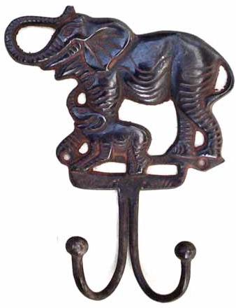 Tarun Industries Non Coated Brass Hook - Elephant