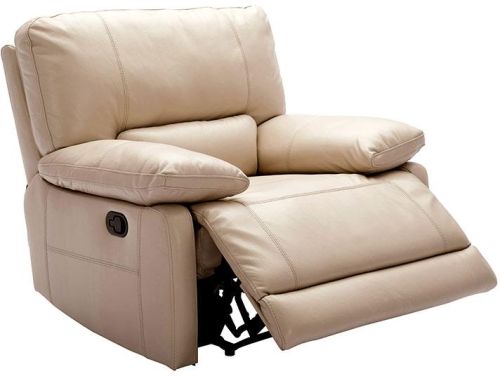 Kuka Maui Sand Power Recliner Leather Match