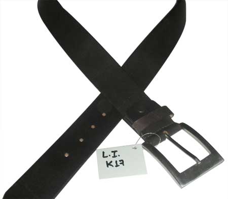 Black Leather Belt, Gender : Men, Width : 50mm for Fashion Accessory
