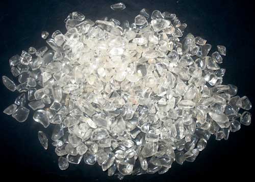 Clear Crystal Quartz Tumbled Polished Gemstones For Healing