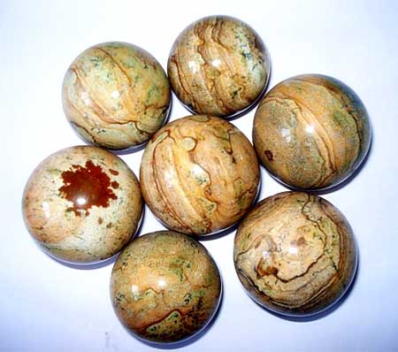 Polished Jasper Stone Spheres, Gemstone Shape : Round