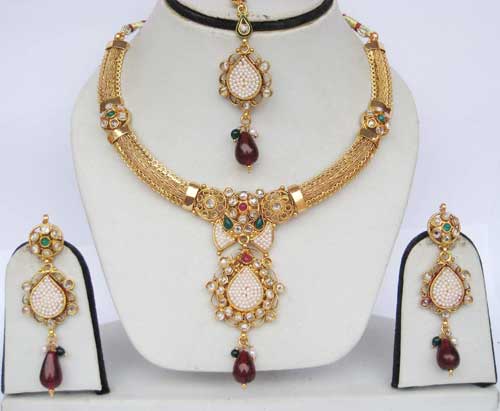 Designer Polki Necklace Sets