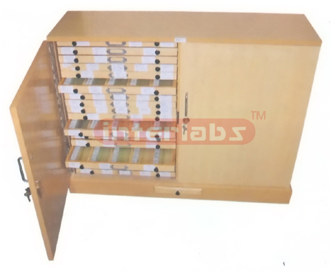 MICROSCOPE SLIDE CABINET