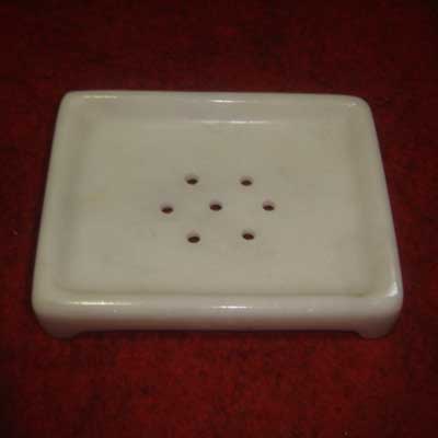 Marble Soap Dish 4.5x3.5 Inch