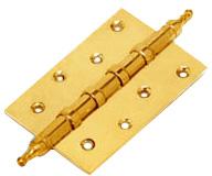 Polished Brass Hinges, Color : Golden for Cabinet Doors