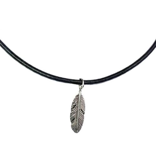 Choker Necklace - Feather